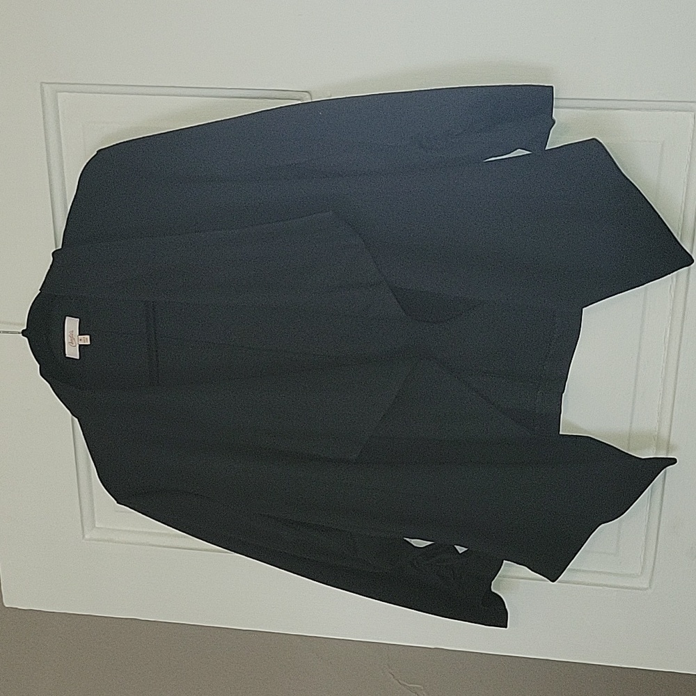 Black casual suit jacket